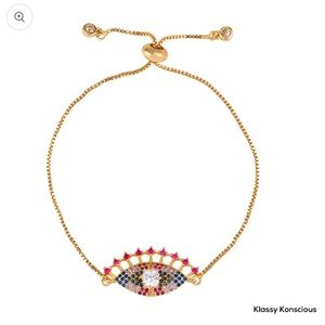 Evil Eye Gold Necklace “Truth”